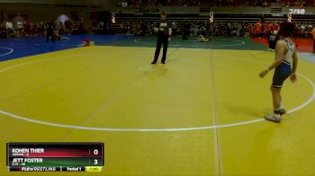 88 lbs Finals (8 Team) - Jett Foster, K-M vs Kohen Thier, Adrian