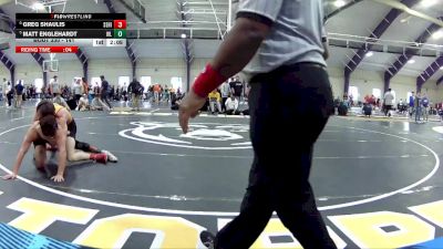 141 lbs Cons. Round 4 - Matt Englehardt, West Liberty vs Greg Shaulis, Seton Hill