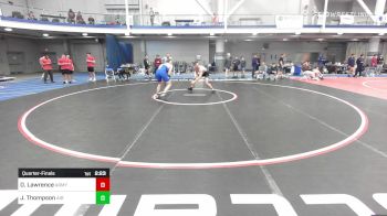 184 lbs Quarterfinal - Daniel Lawrence, Army-West Point vs Jake Thompson, Air Force