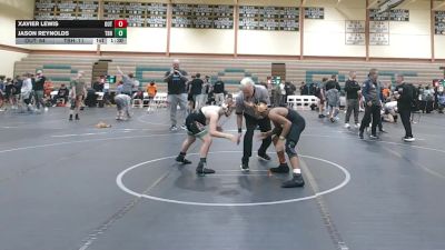 110 lbs Round 4 (8 Team) - Xavier Lewis, The Outsiders vs Jason Reynolds, Team Blue Hen