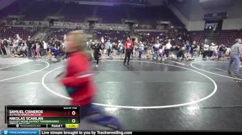 52-55 lbs Round 3 - Nikolas Scanlan, Ellicott Metro District Thunderhawks Wrestling Club vs Samuel Cisneros, SLV Elite Wrestling Club