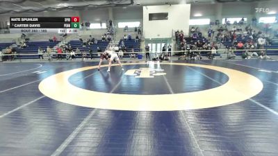 165 lbs Semifinal - Carter Davis, Pennsylvania College Of Technology vs Nate Spuhler, Springfield
