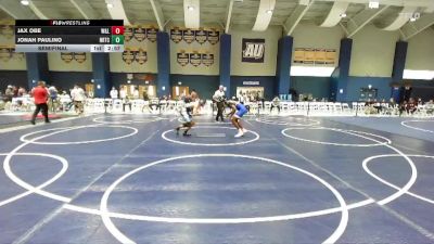 149 lbs Semifinal - Jonah Paulino, Noke Wrestling RTC vs Jax Obe, Washington & Lee