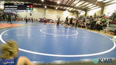 46 lbs Rr Rnd 3 - Lane Pankaskie, Claremore Wrestling Club vs Aspen Shelton, Team Tulsa Wrestling Club