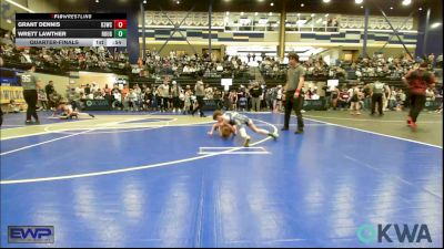 61 lbs Quarterfinal - Grant Dennis, D3 Wrestling Cluib vs Wrett Lawther, Rough Riders