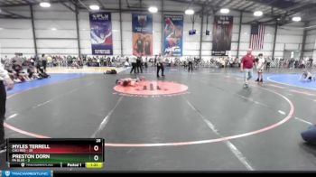 84 lbs Rd# 1 9:00am Friday - Preston Dorn, PA Blue vs Myles Terrell, Cali Red