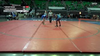 5A 190 lbs Quarterfinal - Bryant Evans, Center Point HS vs Owen Ridgeway, Arab