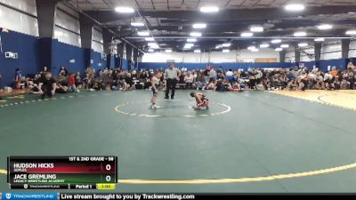 58 lbs Cons. Round 4 - Jace Gremling, Legacy Wrestling Academy vs Hudson Hicks, Suples