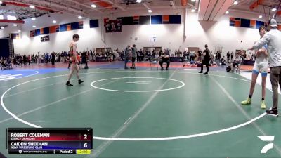 113 lbs Cons. Round 4 - Robert Coleman, Legacy Dragons vs Caiden Sheehan, NOVA Wrestling Club