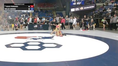 135 lbs Champ. Rd Of 64 - Julia Fongaro, NJ vs Millie Jensen, NE
