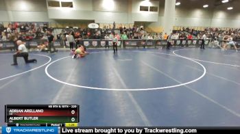 220 lbs Quarterfinal - Adrian Arellano, CO vs Albert Butler, GA