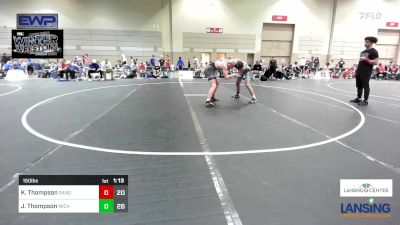 150 lbs Rr Rnd 3 - Kamon Thompson, Sanderson Wrestling Academy vs Jacob Thompson, Michigan Premier WC - (A)