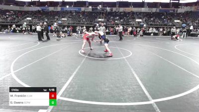 174 lbs Consi Of 8 #2 - Matt Franklin, Claremore Wrestling Club vs Gunner Owens, South Central Punisher Wrestling Club