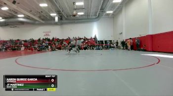 106 lbs 9th Place Match - Aaron Quiroz Garcia, Jefferson vs JT Martinez, Bear Creek