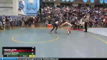 138 lbs Quarterfinal - Donald Morton, Wilmington Friends H S vs Michael Kling, Caravel Academy