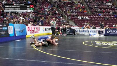 172 lbs Consi 2 - Vinnie Fugazzotto, Northwestern Leh vs Brayden Lisowski, Penns Valley