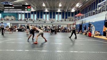 215 lbs Cons. Round 3 - Jordy Amezcua-zuniga, Sarasota Military Academy vs Judah Miller, Knightmare