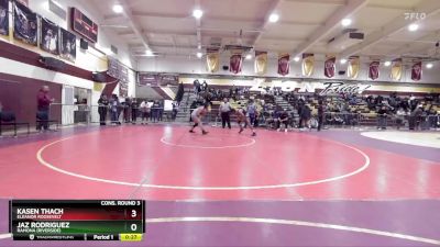 132 lbs Cons. Round 3 - Jaz Rodriguez, Ramona (Riverside) vs Kasen Thach, Eleanor Roosevelt