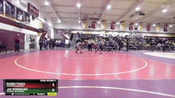132 lbs Cons. Round 3 - Jaz Rodriguez, Ramona (Riverside) vs Kasen Thach, Eleanor Roosevelt
