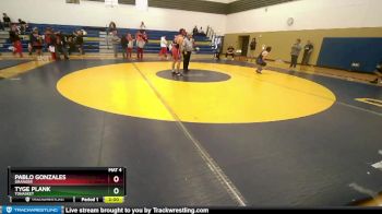 150 lbs Champ. Round 1 - Tyge Plank, Tonasket vs Pablo Gonzales, Granger