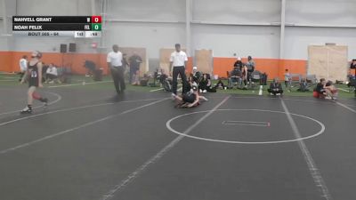 64 lbs Quarterfinal - Nahvell Grant, Ohio Heroes vs Noah Felix, Felix