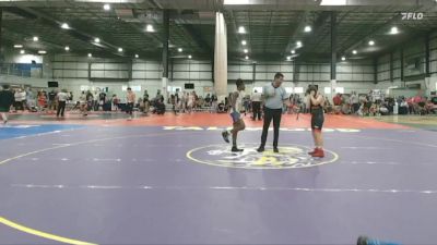 95 lbs Champ. Round 2 - Griffin Blanchard, Raleigh Area Wolfpack vs Charles Leggett, Unattached