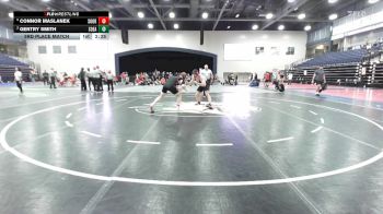 197 lbs 3rd Place Match - Connor Maslanek, Campbell University vs Gentry Smith, Southeastern