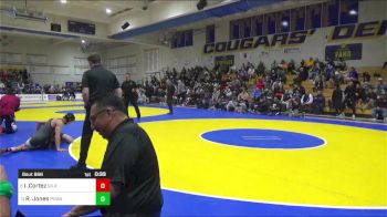 129 lbs Consolation - Isaiah Cortez, Gilroy vs Robert Jones, Poway