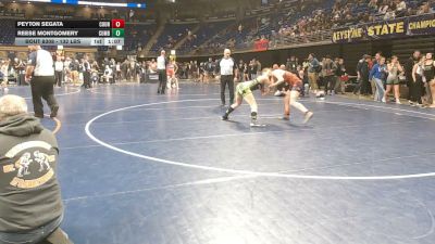 132 lbs Final - Peyton Segata, Council Rock South vs Reese Montgomery, Cumberland Valley