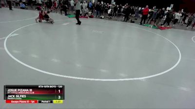 120 lbs Champ. Round 1 - Josue Pizana Iii, KT 3 Style Wrestling Club vs Jack Silfies, Pennsylvania