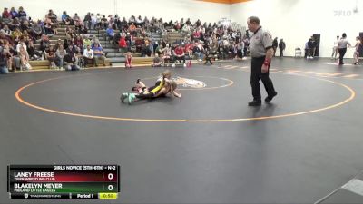 N-2 lbs Cons. Semi - Laney Freese, Tiger Wrestling Club vs Blakelyn Meyer, Midland Little Eagles