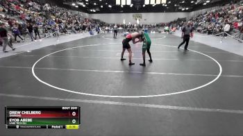 175 lbs Cons. Round 5 - Drew Chelberg, Shawano vs Eyob Abebe, Lane Tech (IL)