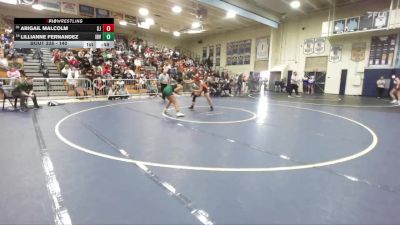 140 lbs Cons. Round 1 - Lillianne Fernandez, Irvine vs Abigail Malcolm, San Jacinto