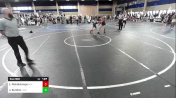 123 lbs Final - Limoni Matakaiongo, Iron County Wr Acd vs Jack Burdick, Carbon WC