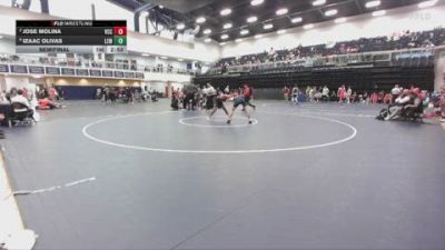 133 lbs Semifinal - Izaac Olivas, Lemoore College vs Jose Molina, Victor Valley College