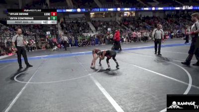 65 lbs 3rd Place Match - Rylee Devine, Hoisington Jr Cardinal Wrestling Club vs Evyn Contreras, Bonner Springs