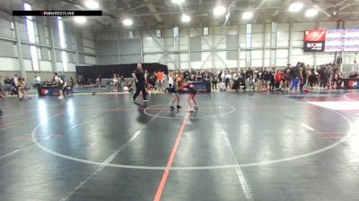 12U Girls - 69 lbs Champ. Round 1 - LORENA THOMPSON, WA vs Arya Rogue Gutierrez, CA