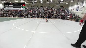 Boys 120 lbs 1st Place Match - Jose Limones, Gilroy Boys vs Luke Schoch, Los Gatos Boys