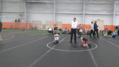60 lbs Round 3 (8 Team) - Ayden Woolym, CP Wrestling vs Chevy Howard, Warner Elite