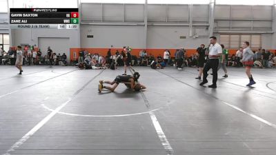 72 lbs Round 3 (6 Team) - Gavin Saxton, Ohio Gold vs Zane Ali, Westshore WC