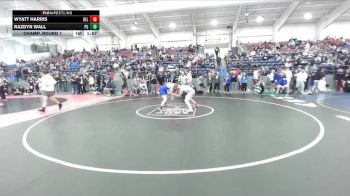 190 lbs Champ. Round 1 - Razdyn Wall, Pleasant Grove vs Wyatt Harris, Delta