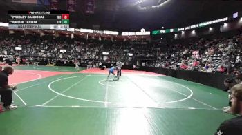 98 lbs Quarterfinal - Presley Sandobal, IWCA vs Kaitlin Taylor, TEV1