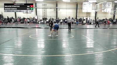 125 lbs Consi Of 8 #1 - Malachi Stratton, George Mason vs Marius Garcia, PRTC