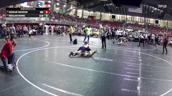 120 lbs Quarterfinal - Waklin Watson, Norris Wrestling Club vs Declan Rowe, Central City JR. Wrestling