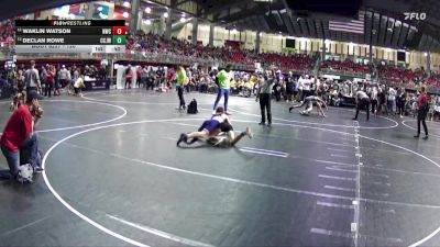 120 lbs Quarterfinal - Waklin Watson, Norris Wrestling Club vs Declan Rowe, Central City JR. Wrestling