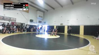 112 lbs Cons. Round 3 - Jordan Mica, Sutter Middle School vs Curtis Wert, Jr. Eagles Wrestling Club