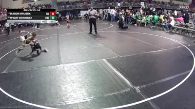 50 lbs Cons. Round 2 - Wyatt Donnelly, Cozad Wrestling Club vs Mason Hruska, FoxFit