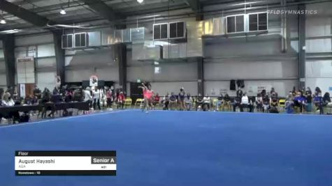 August Hayashi - Floor, AGA - 2021 Region 1 Women's Championships