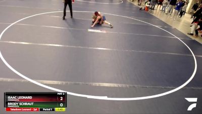 119 lbs Quarterfinal - Brody Schraut, Minnesota vs Isaac Leonard, Minnesota