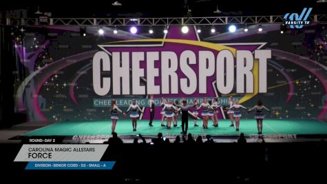 Carolina Magic Allstars - Force [2024 L3 Senior Coed - D2 - Small - A Day 2] 2024 CHEERSPORT National All Star Cheerleading Championship